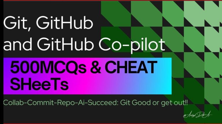 Git, GitHub & GitHub Copilot – 500 MCQs (with Answers).