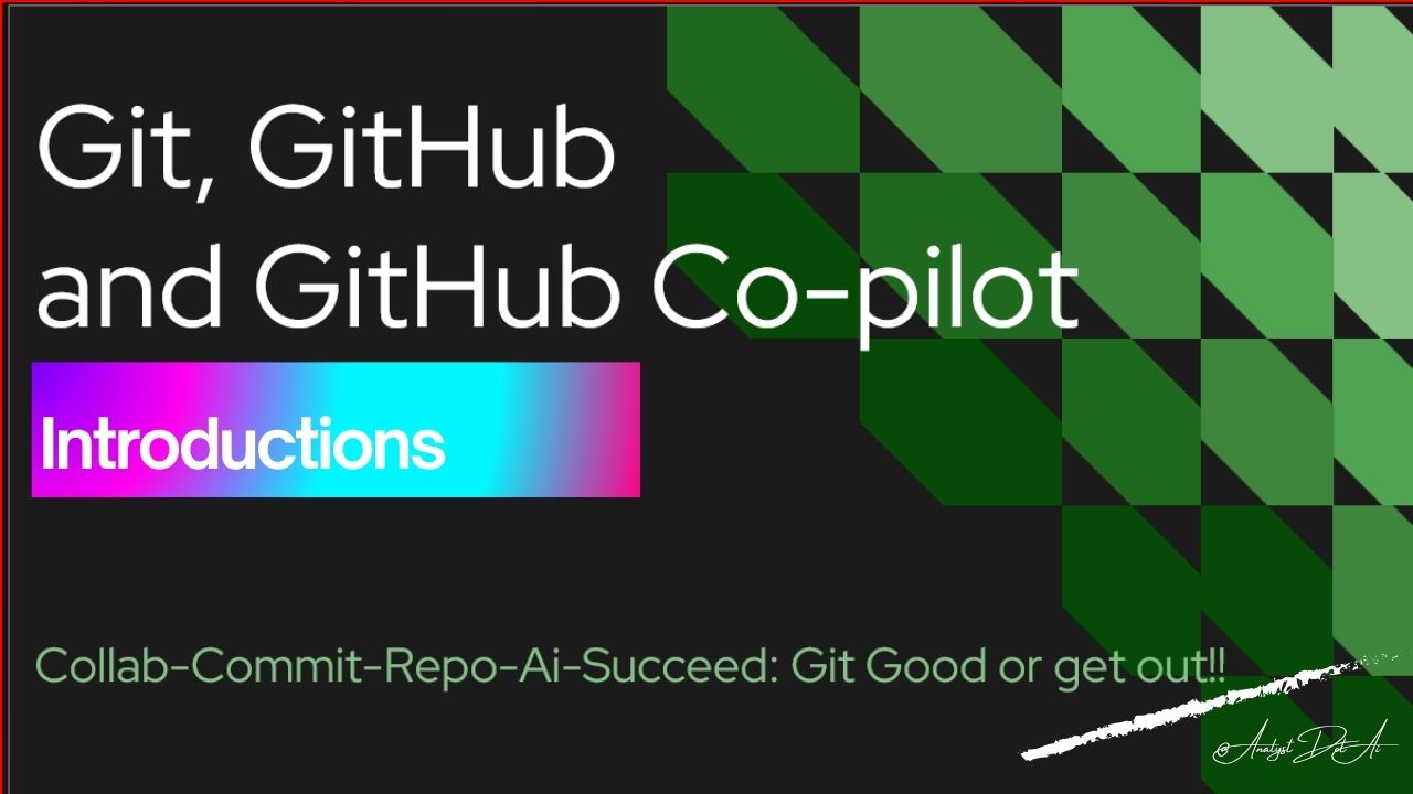 Git and Git Hub Projects… Introductions (with Portfolio Projects).
